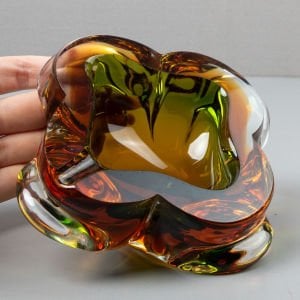 Kahverengi Yeşil Murano Küllük