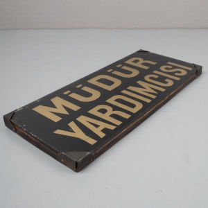 Müdür Yardımcısı Cam Altı Tabela