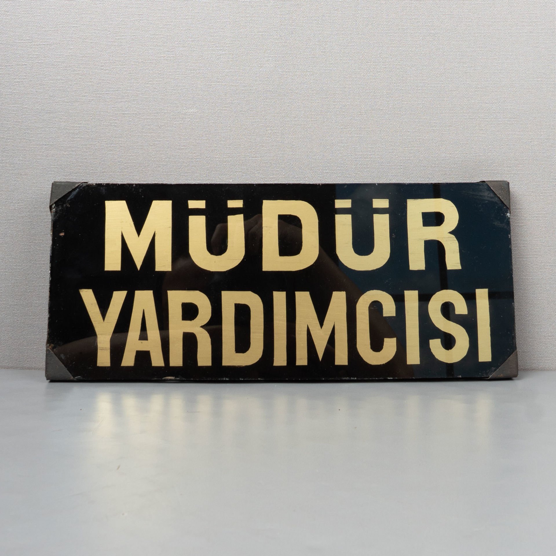 Müdür Yardımcısı Cam Altı Tabela