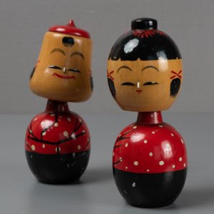 Japon Kokeshi Ahşap Bebekler
