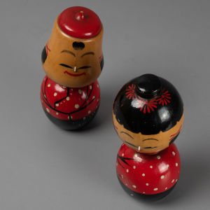 Japon Kokeshi Ahşap Bebekler