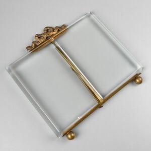 Kristal Kesme Pirinç Ayaklı Çerçeve