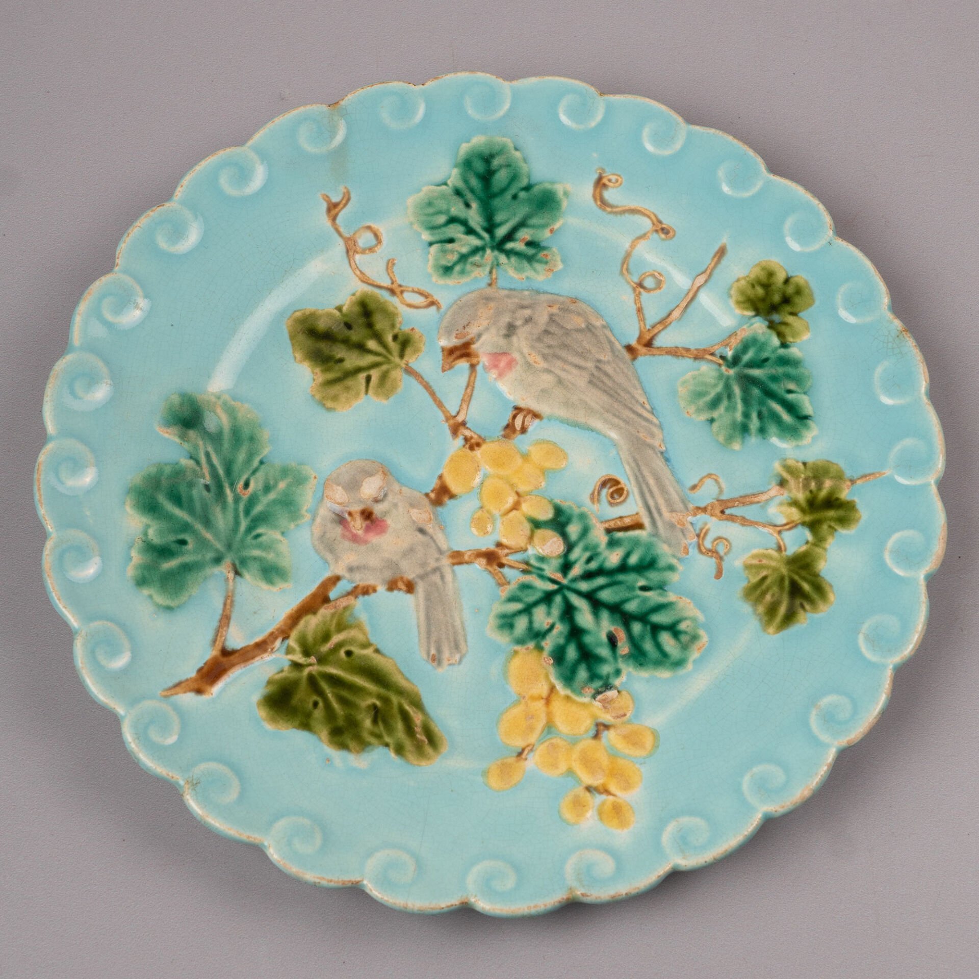 Sarreguemines Majolica Tabak