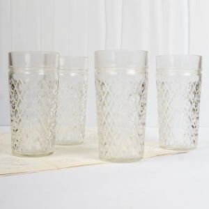 Baklava Desenli 4 Uzuuuuun Bardak