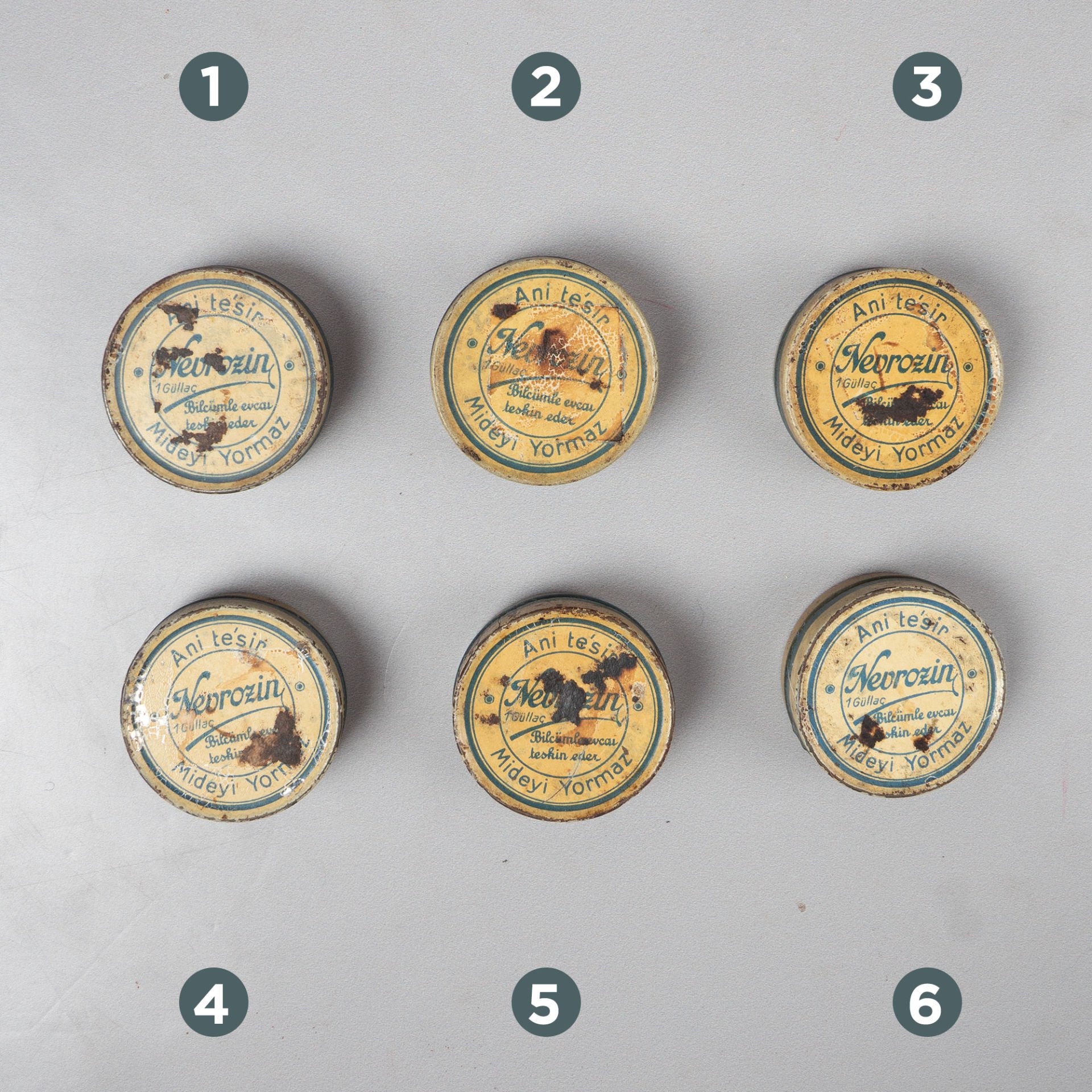 Nevrozine Teneke İlaç Kutusu