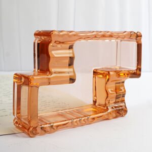 Somon Renkli Art Deco Küllük