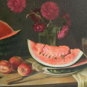 Alexander Lutokhin Karpuzlu Natürmort