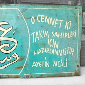 Halk El Sanatı Cennet Tabela / Y. Helvacı