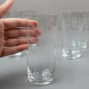 Karanfil Desenli Bardak Seti