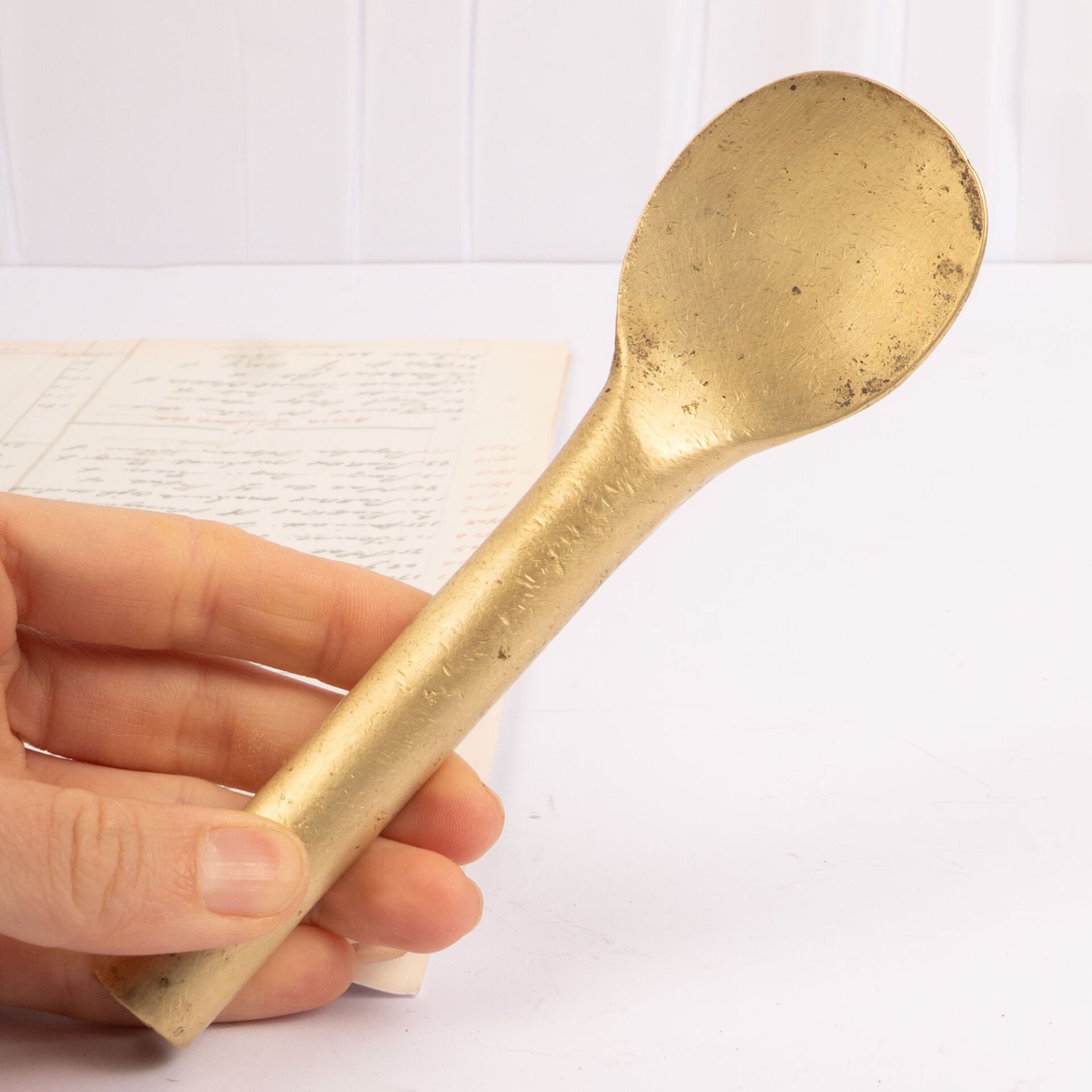 Pirinç Dondurma Kaşığı