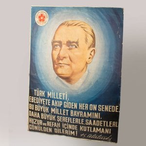 Cumhuriyet 50. Yıl Atatürk Afişi