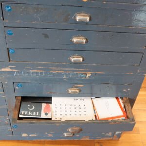 İtalyan Matbaa Hurufat Dolabı