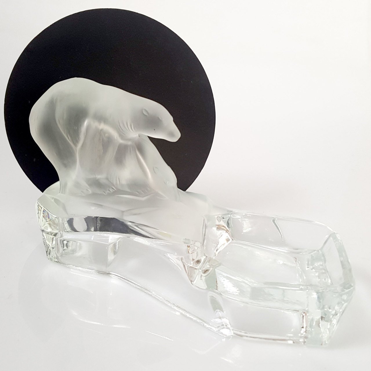 Karel Zentner Kutup Ayılı Cam Kase