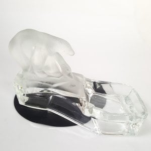 Karel Zentner Kutup Ayılı Cam Kase