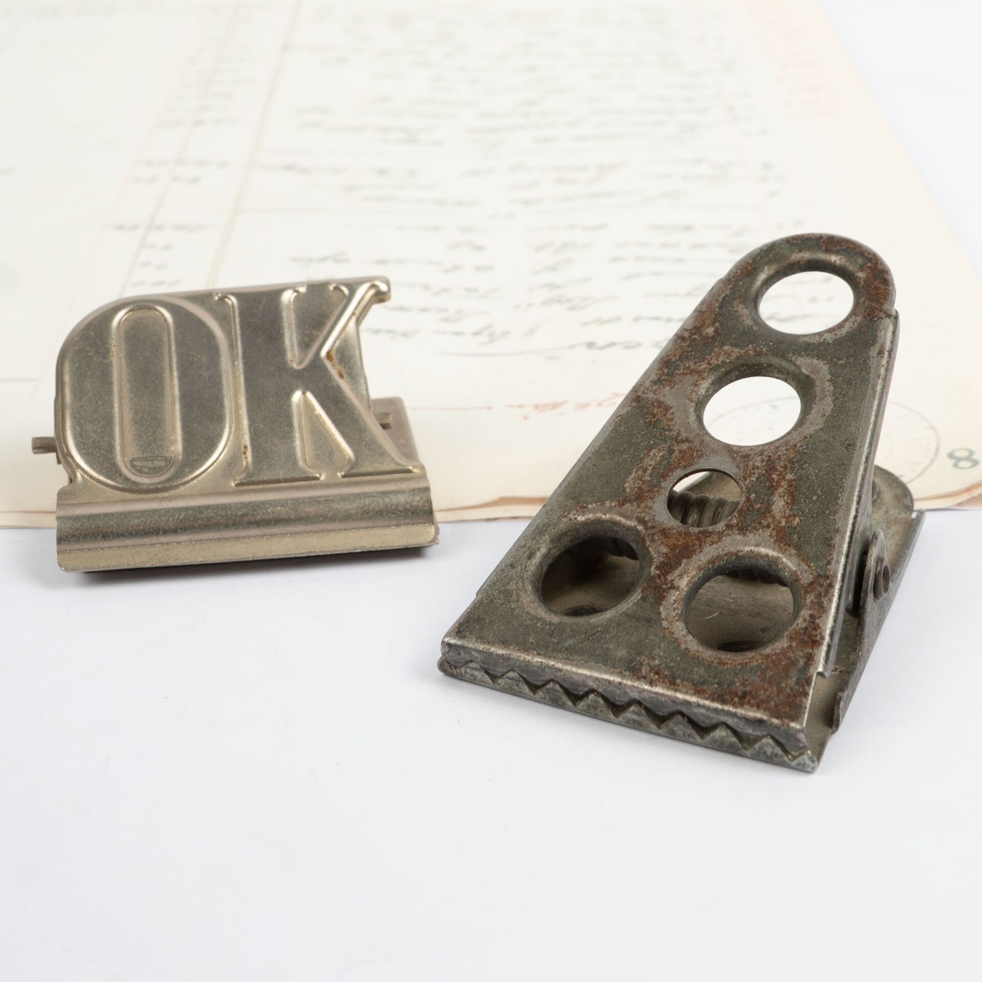 2 Metal Kâğıt Klipsi