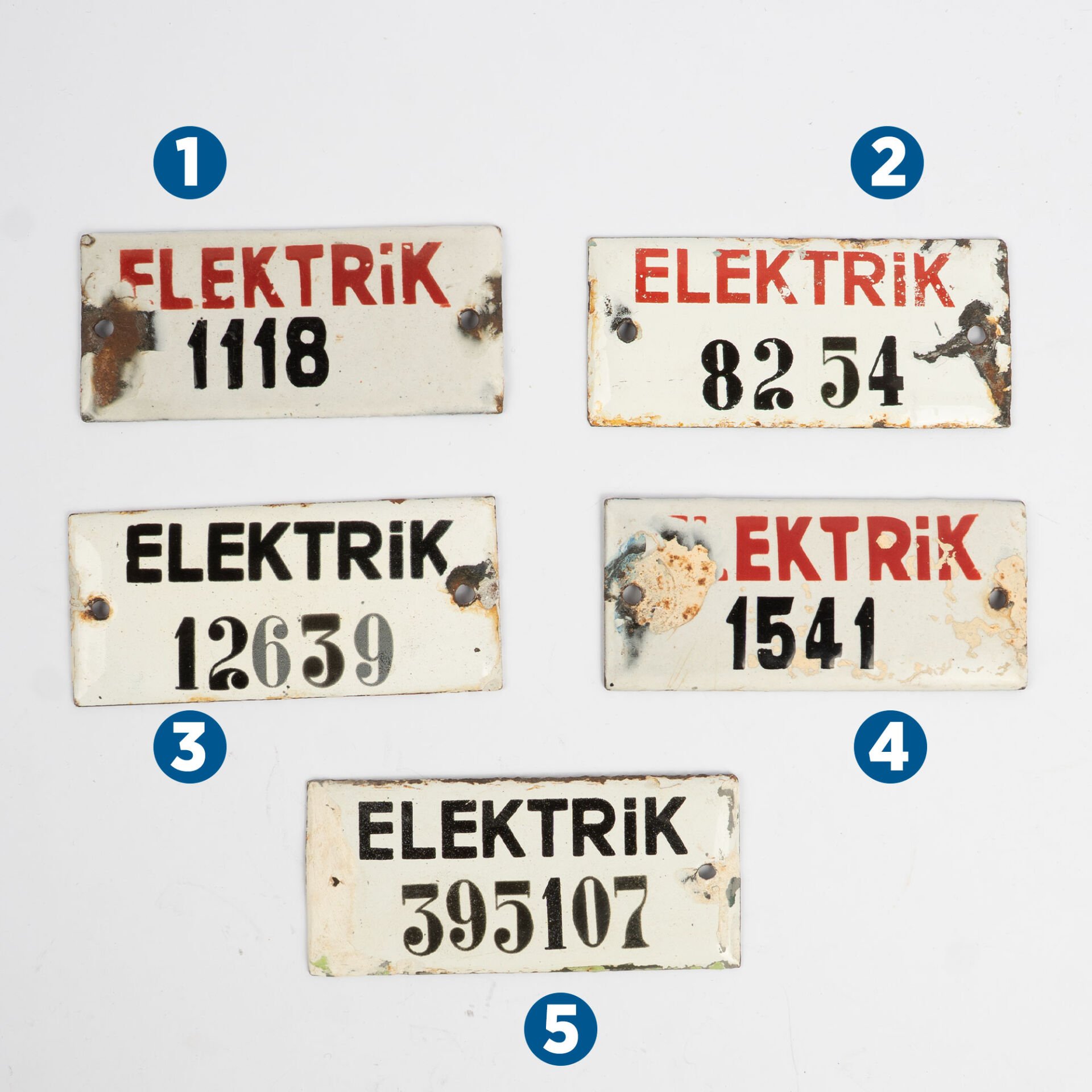 5 Elektrik Plaketi