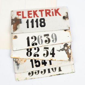 5 Elektrik Plaketi