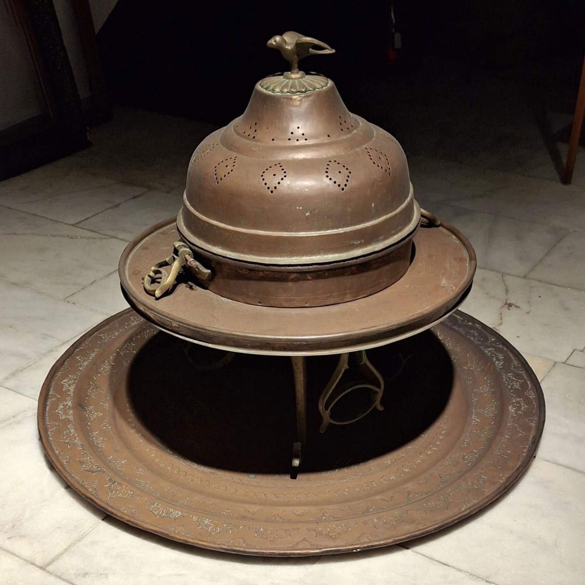 Bakır Mangal ve Tepsisi