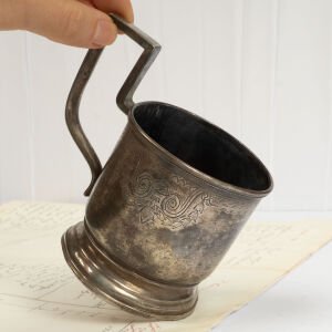 Çarlık Rusya'sı Gümüş Bardak Zarfı