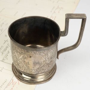 Çarlık Rusya'sı Gümüş Bardak Zarfı