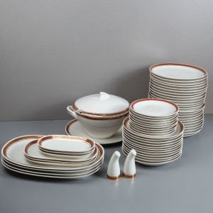 Yarımca Porselen Sümerbank  60 Parça Yemek Takımı