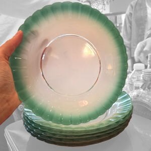 Yeşil Duralex 6'lı Tabak Seti