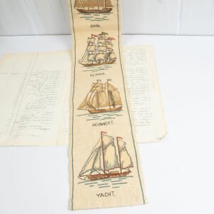 Gemili Kanaviçe İşli Zil Askısı