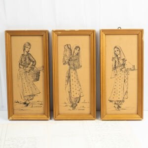 3 Yörük Kız Çizimi