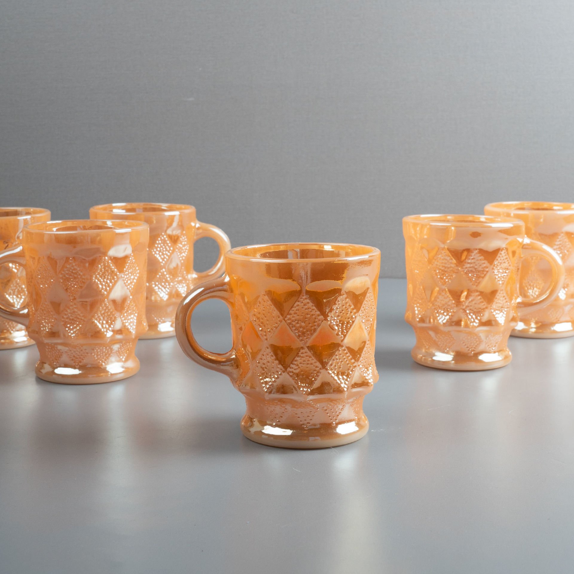 Anchor Hocking – Fire King Kimberly Kupa 6’lı Set