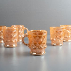 Anchor Hocking – Fire King Kimberly Kupa 6’lı Set