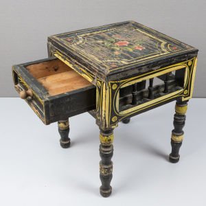 El Boyama Desenli Mini Sehpa