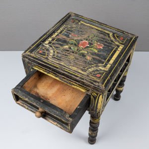 El Boyama Desenli Mini Sehpa