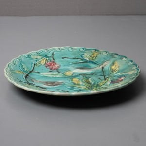 Kuşlu Majolica Tabak