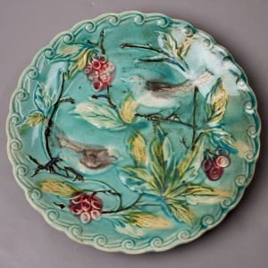 Kuşlu Majolica Tabak