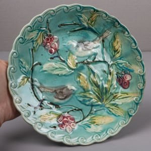 Kuşlu Majolica Tabak