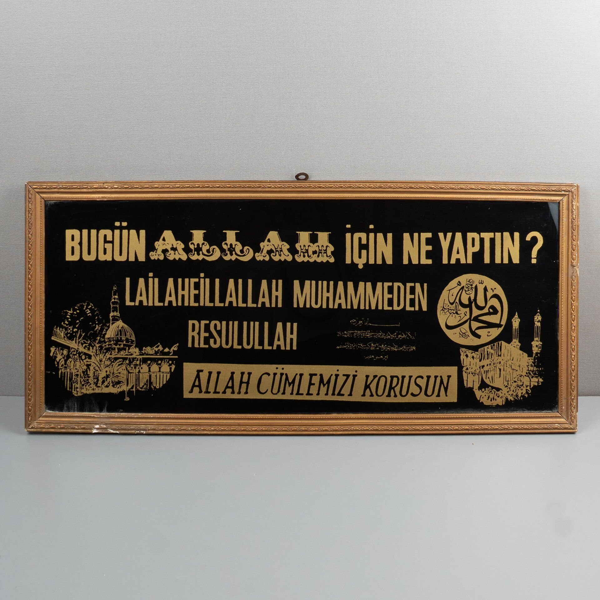 Bugün Allah İçin Ne Yaptın Cam Altı