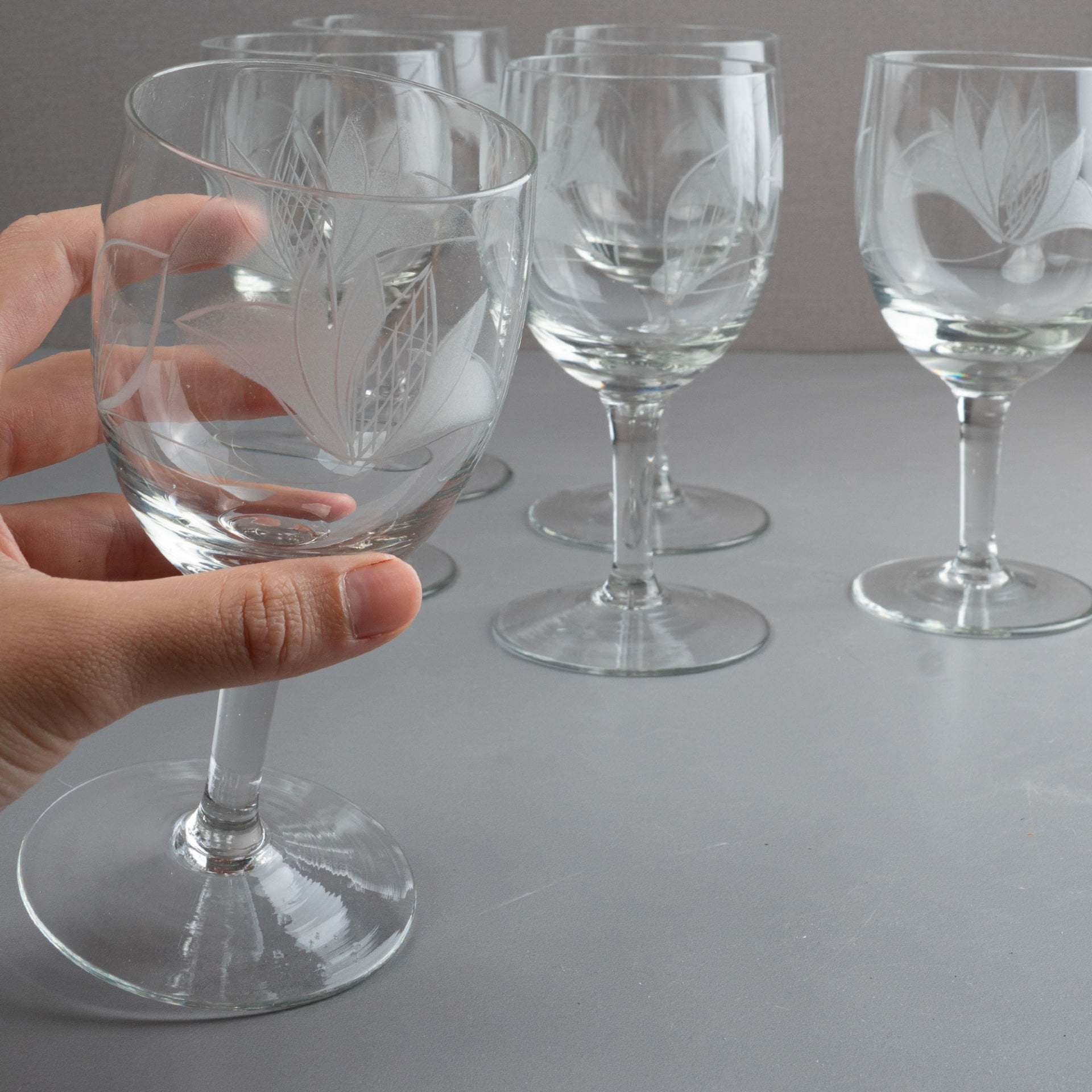 İğne İşli Laleli 6 Kadeh