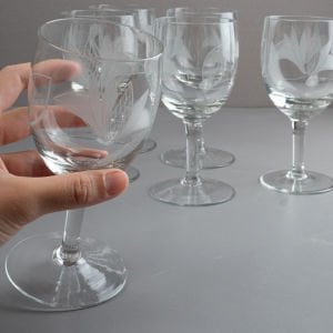 İğne İşli Laleli 6 Kadeh