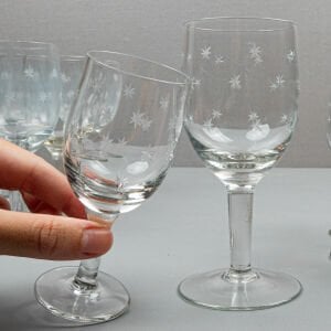 14 Adet Yıldızlı Kadeh