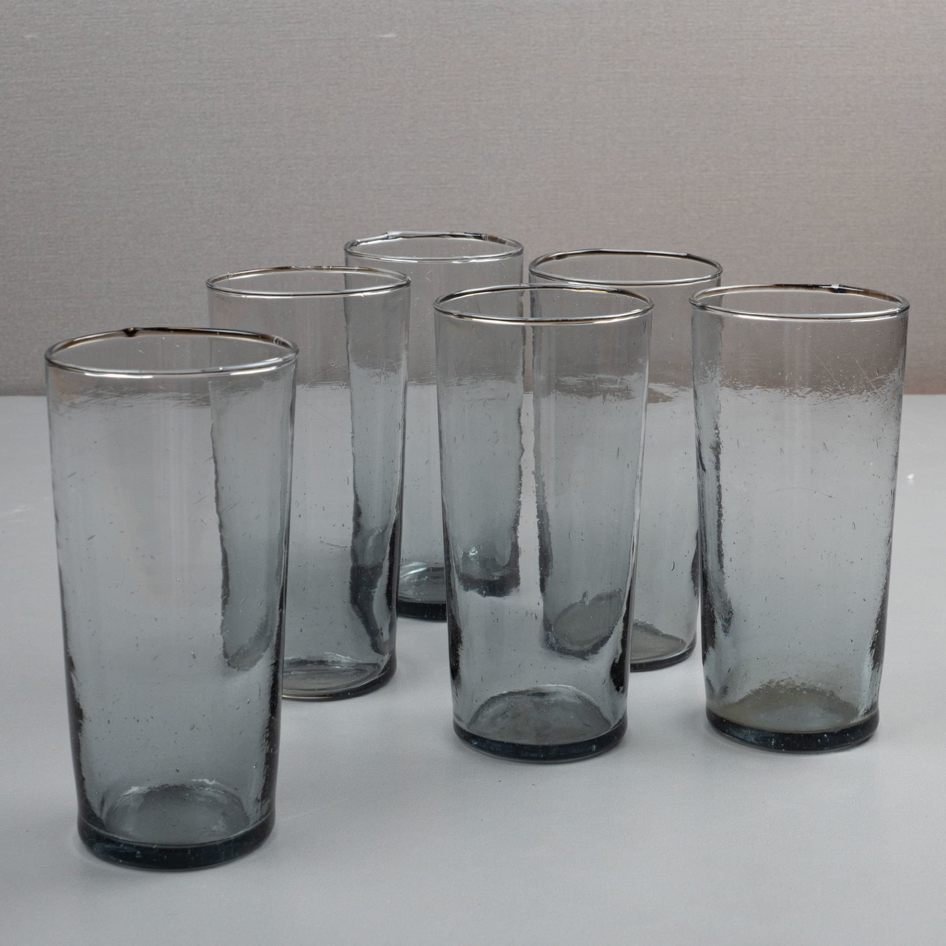 Gri Cam Rakı Bardakları