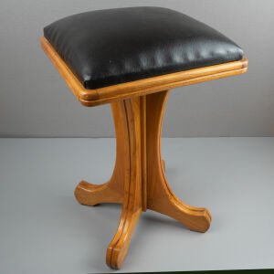 Meşe Art Deco Tabure