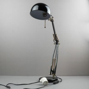 Siyah Emaye Çalışma Lambası