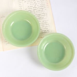2 Fire King Jadeite Kase