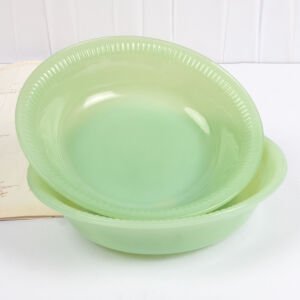 2 Fire King Jadeite Kase
