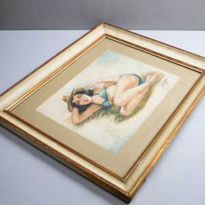 Pin-Up Suluboya Tablo