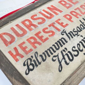 Çift Taraflı Dursun Bey Kereste Pazarı