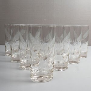 Başaklı  10 İri Bardak