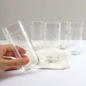 5 İğne İşli Limonata Bardakları
