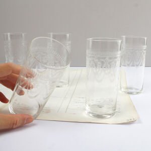 5 İğne İşli Limonata Bardakları