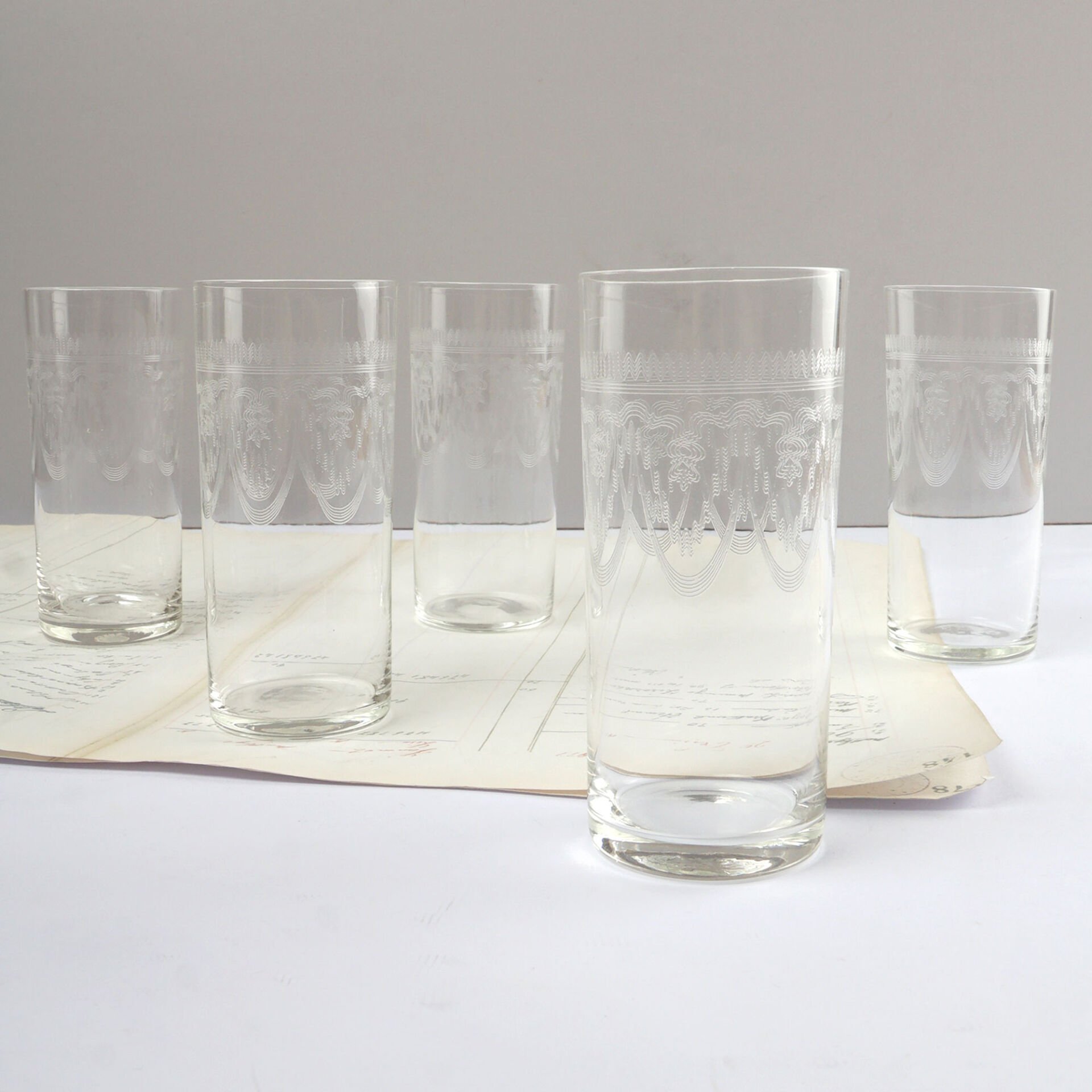 5 İğne İşli Limonata Bardakları